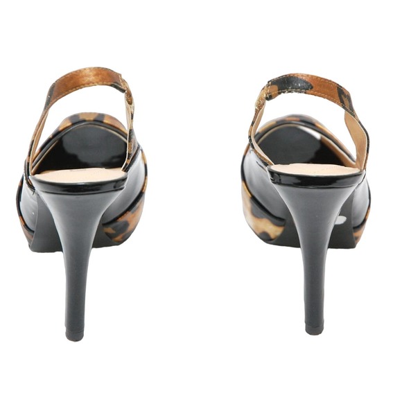 GUESS RUTHANN SLINGBACK PLATFORM PUMP LEOPARD 9.5 NEW - Picture 8 of 8